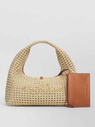 Marc Jacobs mini sack crochet top handle tote bag