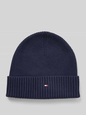 Tommy Hilfiger Mütze aus Baumwoll-Kaschmir-Mix in Marine, Größe 1