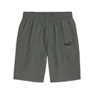 Puma Mens Essentials Woven 9 Cargo Shorts, Mineral Grey, XX-Large