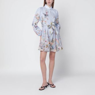 Zimmermann Rebellion blue Aviary mini dress
