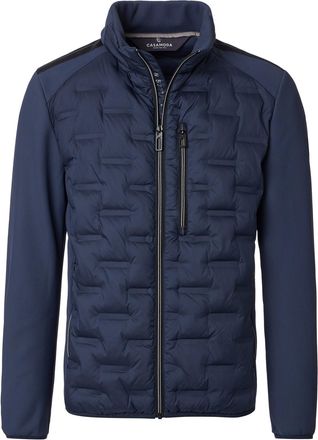 Casamoda Donkerblauwe tussenjas Casa Moda borstzak gewatteerd