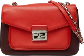 Fendi Pre-owned Vintage Shoulder Bag - Dames - Vintage Schoudertas - Veelkleurig - ONE Size - Leer - Vintage