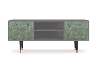 StoryZ Mueble de TV azul-verde 2 puertas L 170 cm