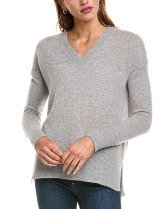 Alberta Ferretti Philosophy Oversized V-Neck Sweater
