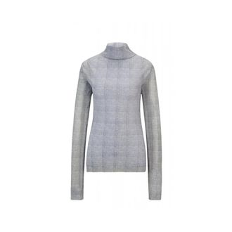 HUGO BOSS Donna, Top, Grigio, L, new