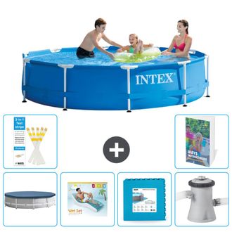 Intex Piscina Con Estructura Redonda - 305x76 Cm - 7-piezas S129