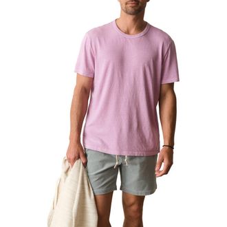 Marine Layer Relaxed Hemp Cotton T-Shirt in Pastel Lavender at Nordstrom, Size Xx-Large