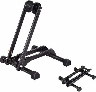 OEM Portabicicletas, Expositor De Bicicletas Con Base Estable Y Estructura Met&aacute;lica, 32 X 43 X 43 Cm, Color Negro