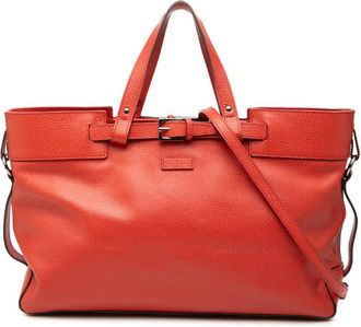 Gucci Pre-owned Gucci Calfskin Buckle Satchel Ladies 6VDT8WGT96Q80RI2