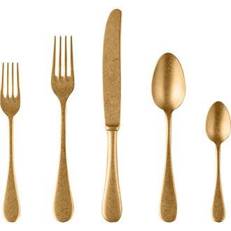 Mepra Vintage Flatware Set - 5 Pieces in Gold at Nordstrom