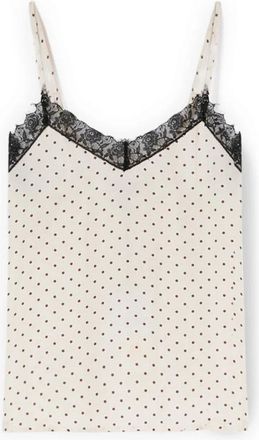 Motivi Sleeveless Tops - Dames - Tops zonder mouwen - Wit - XS - Satijn - Tops