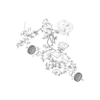 STIGA Sports RUOTA SX SnTh NERO9005 ORIGINALE STIGA - 383680001/0