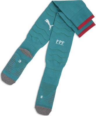 Puma Calzettoni da calcio con grafica Portogallo 2026 da uomo, Abbigliamento, Verde, 39-42