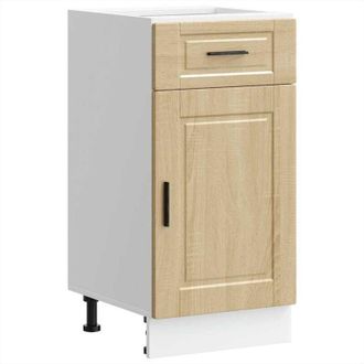 vidaXL Vidaxl - Mueble Bajo De Cocina Porto Roble Sonoma Madera Reconstituida