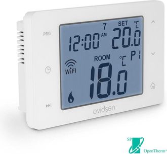 Avidsen Termostato connesso wifi OpenTherm -HomeFlow OT- Avidsen - 127066