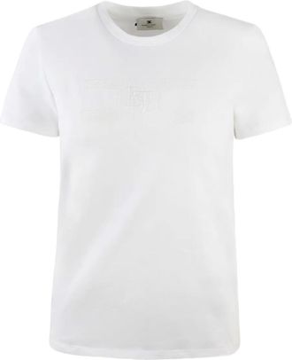 Elisabetta Franchi T-shirt in cotone - Bianco