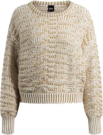 HUGO BOSS Mujer, Jerseys, Blanco, Talla: L