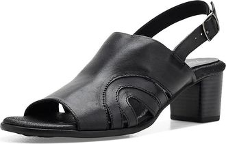 Trotters Mariam Sandals Womens Dress Sandals Black : 10.5 N (AA), Leather