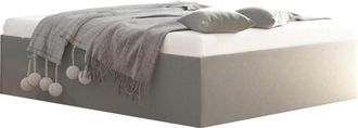 Westfalia Polsterbetten Polsterbett »Amrum« in Samtvelours ohne Kopfteil, mit und ohne Bettkasten erhältlich