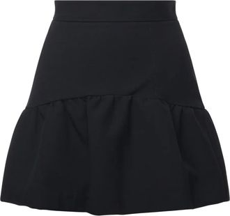 Pinko Minigonna con ruches - Nero