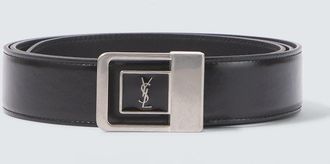 Saint Laurent Cintura La 66 in pelle