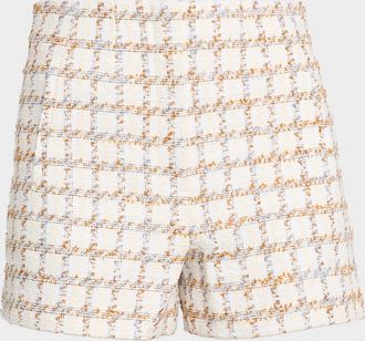 Veronica Beard Jazmin Tweed Shorts