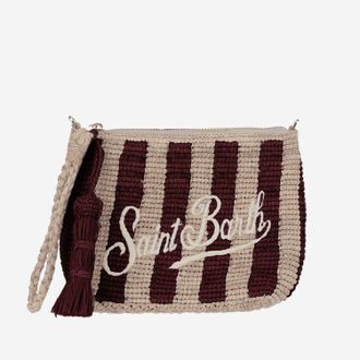 MC2 Saint Barth Womens Raffia Clutch Multicolour Bags