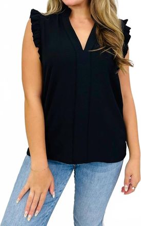 Staccato Mia Top In Black