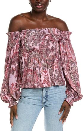 L'agence Lagence Ariela Off-The-Shoulder Blouse