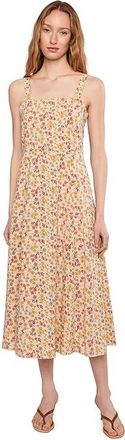 Toad&Co Sunkissed Tank Top Midi Dress Womens Dress Barley Print : SM, Elastane/Polyester