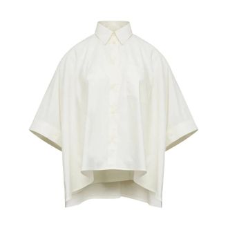 Maison Margiela Shirts, female, White, Size: 2XS Cotton Shirt