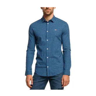 Tommy Hilfiger Heren, Overhemden, Groen, Maat: 2XL