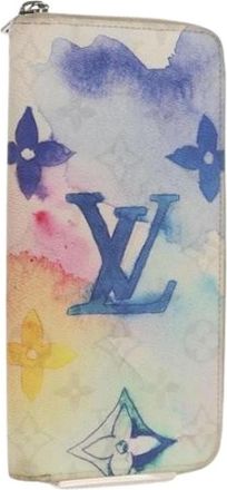 Louis Vuitton Pre-owned Wallets, female, Multicolor, Size: ONE SIZE Pre-owned Canvas Wallet