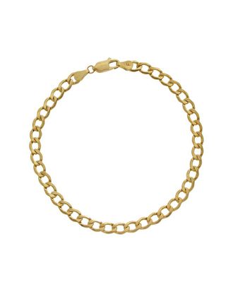 Italian Gold, Inc 10K 5.1Mm Semi-Solid Light Cuban Bracelet