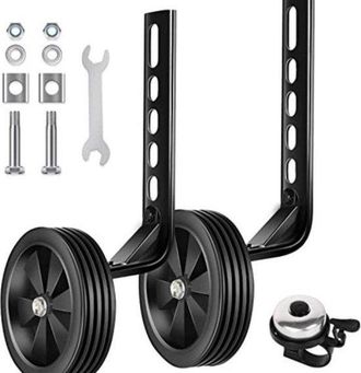 OEM Accesorios Reforzados Para Bicicletas Infantiles De 12 A 20 Pulgadas, Ruedines De Entrenamiento Reforzados Y Soportes Para Ruedas Auxiliares