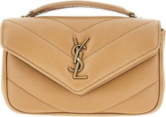 Saint Laurent Quilted nappa leather mini Loulou bag Woman One Size