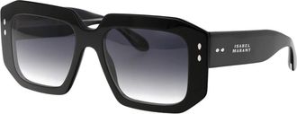 Isabel Marant Stijlvolle zonnebril IM 0143/S - Dames - Zonnebrillen - Zwart - 53 MM - Accessoires