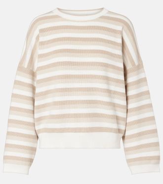 Brunello Cucinelli Striped cotton sweater