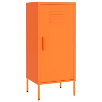 vidaXL Armario De Almacenamiento Acero Naranja 42,5x35x101,5 Cm Vidaxl