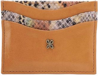 Hobo Womens Max Credit Card Wallet In Natural