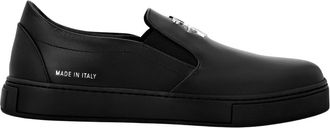 Philipp Plein Schoenen, Heren, Zwart, 40 EU, Leer, Slip On TM