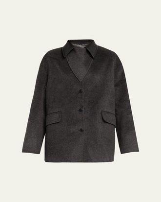 Nanushka Jada Double Wool Jacket
