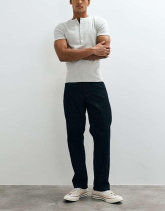 Asos Selvedge - Jeans dritti premium indaco-Blu