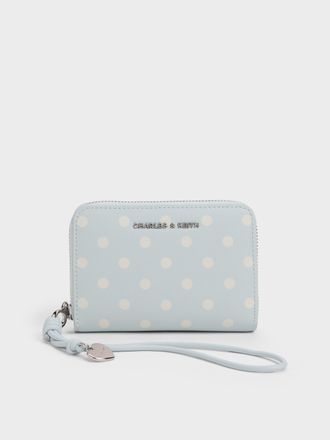 Charles & Keith Sianna Polka-Dot Wristlet