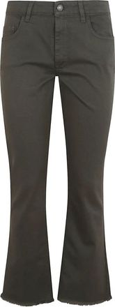 Fay Five-Pocket Jeans - Dames - Bootcut Jeans - Groen - W27 - Katoen - Jeans