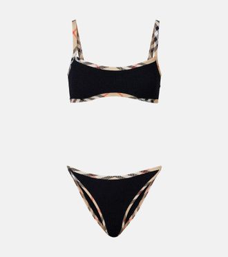 Burberry x Hunza G Tyler Burberry Check bikini