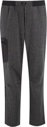 Sease Jersey Broek met Trekkoord - Heren - Straight fit broeken - Grijs - 2XL - Wol - Broeken