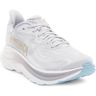 Hoka One One Clifton 10 Running Shoe in Ash Grey /Foggy Grey at Nordstrom, Size 10.5