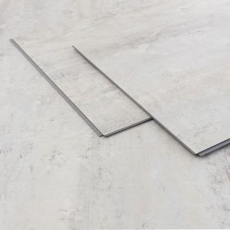 ML Design Ml-design Suelo Vinilico Con Sistema De Encaje Click Pvc, 20 Lamas De Vinilo, Baldosas Aspecto De Cemento Gris Claro, Parquet Antideslizante, Impermea