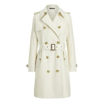 Ralph Lauren Dames, Mantels, Wit, Maat: S Katoen
